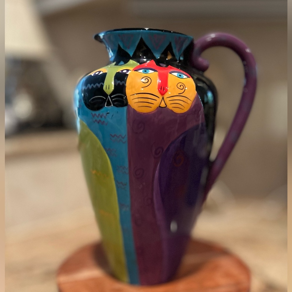 GANZ | Cat Ceramic Vase